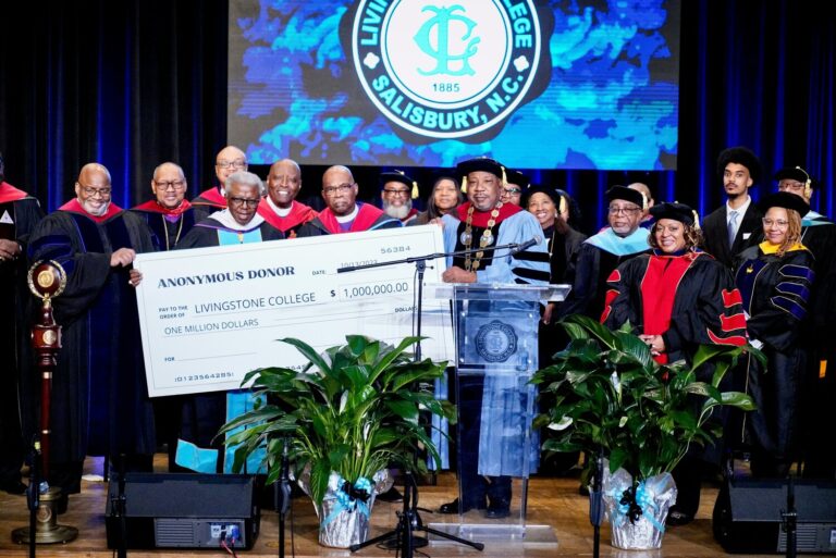 Livingstone College announces its second 1-million-dollar gift from Anonymous Donor During the 145th Founder’s Day Celebration