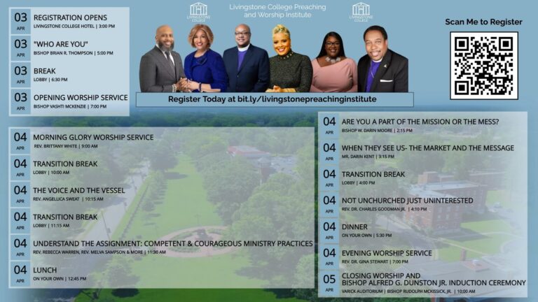 Livingstone College to Host Preaching and Worship Institute