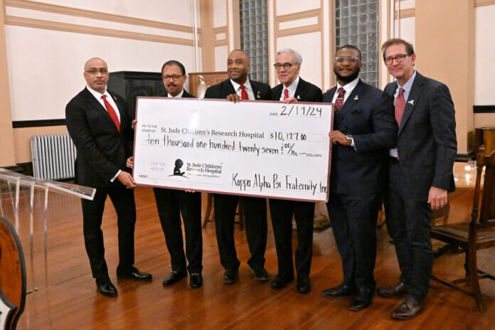 Kappa Alpha Psi Fraternity, Inc. announces new $2 million fundraising 
commitment for St. Jude Children’s Research Hospital