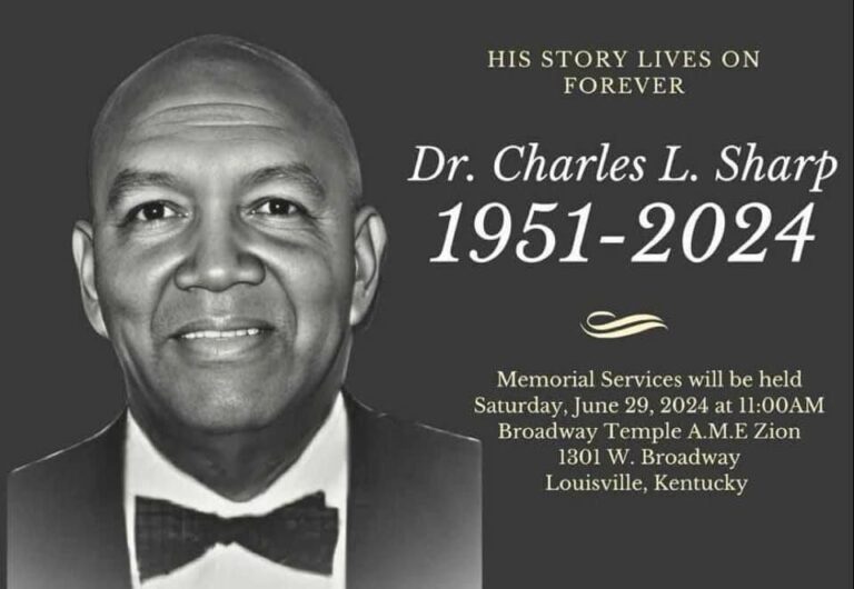 TRIBUTE TO DR. CHARLES L. SHARP