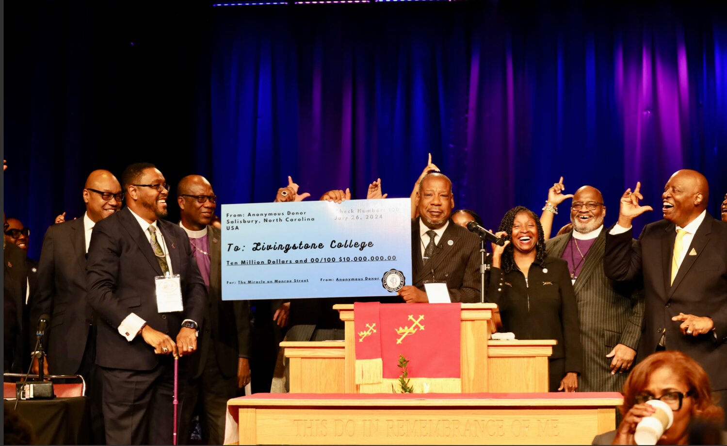 Livingstone College receives $10 million, the single largest donation in the college’s history. - Image