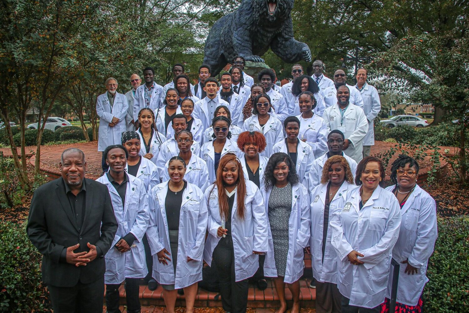 Livingstone College 4th Annual White Coat Ceremony 32 students represented - Image