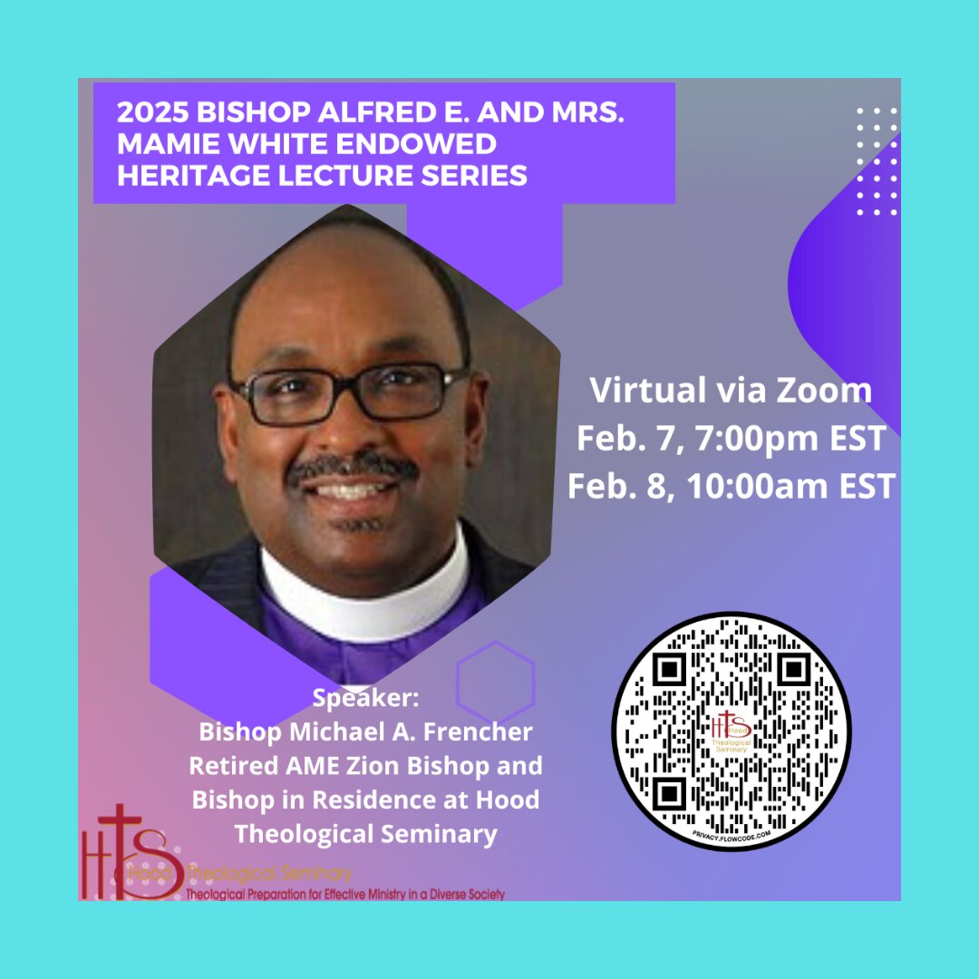 Hood Theological Seminary to Host 2025 Virtual Heritage Lecture Series - Image