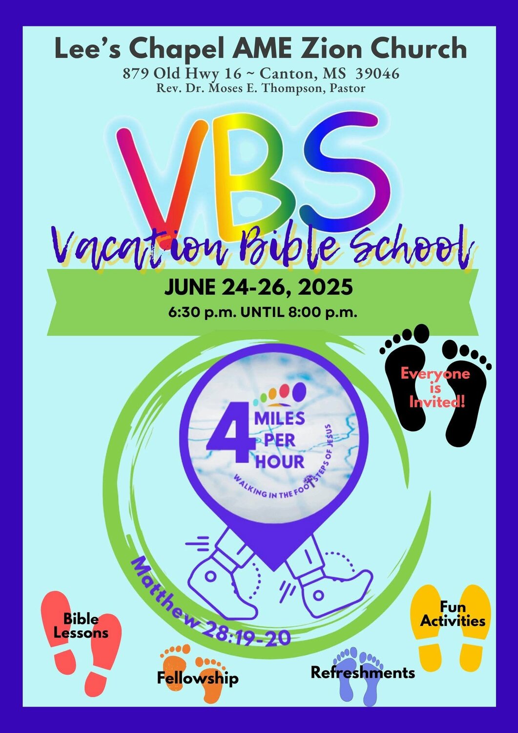 Lee’s Chapel A.M.E. Zion Church Wraps Up Inspiring Vacation Bible School: “Walking in the Footsteps of Jesus” - Image