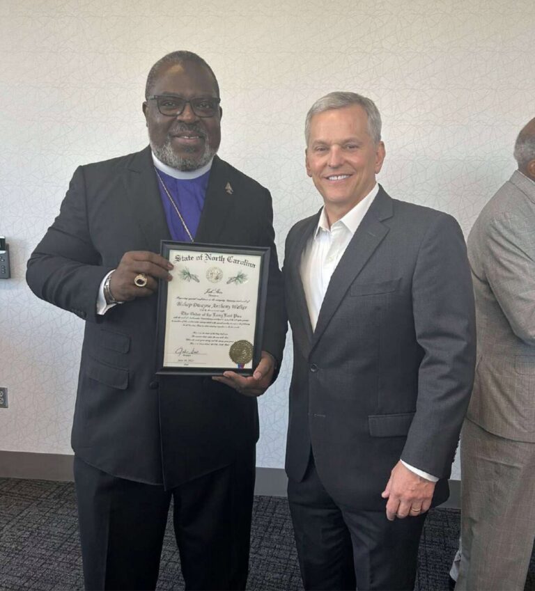 Bishop Dwayne Anthony Walker Honored with Prestigious Order of the Long Leaf Pine Award