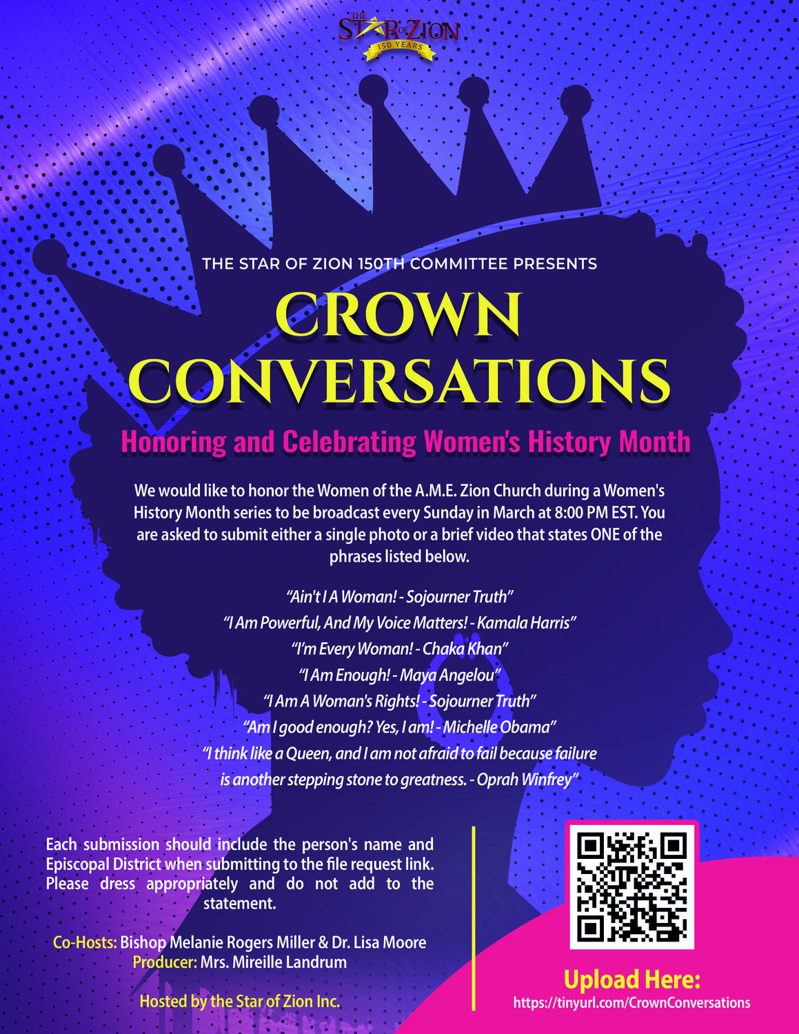 An Open Call for Women to Participate in Upcoming Series: Crown Conversations - Image